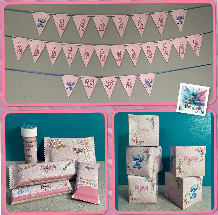 Déco personnalisée par Mathaya !